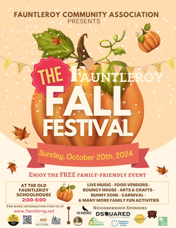 Fauntleroy Fall Festival Flyer, Oct 2024